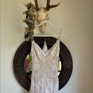 BHLDN Cascading Lace Gown